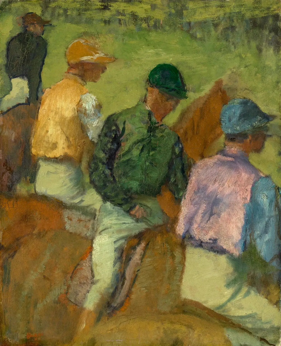 Czterech dżokejów - Edgar Degas