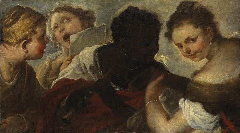 Cztery muzyczki - Luca Giordano
