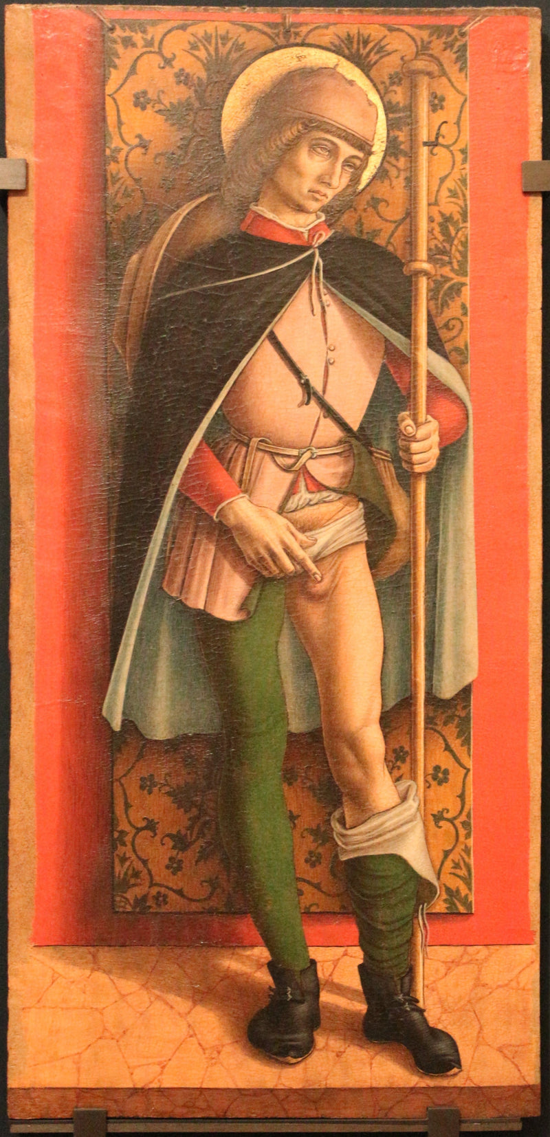 Czterech świętych i błogosławionych: Święty Roch - Carlo Crivelli