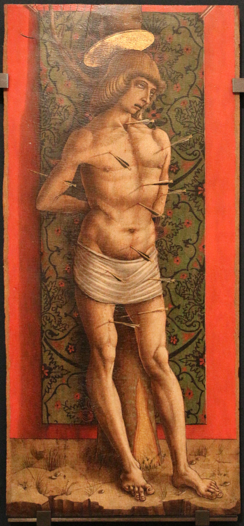 Czterech świętych i błogosławionych: Święty Sebastian - Carlo Crivelli