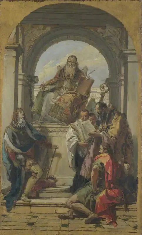 Czterech Świętych - Giovanni Battista Tiepolo