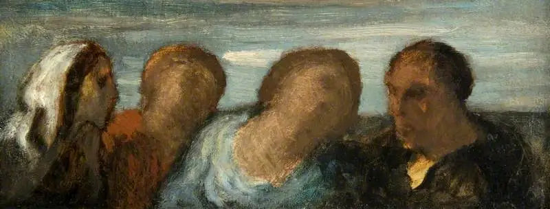 Cztery głowy - Honoré Daumier