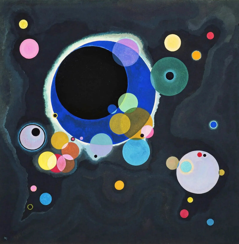 Kilka Kół - Wasilij Kandinsky