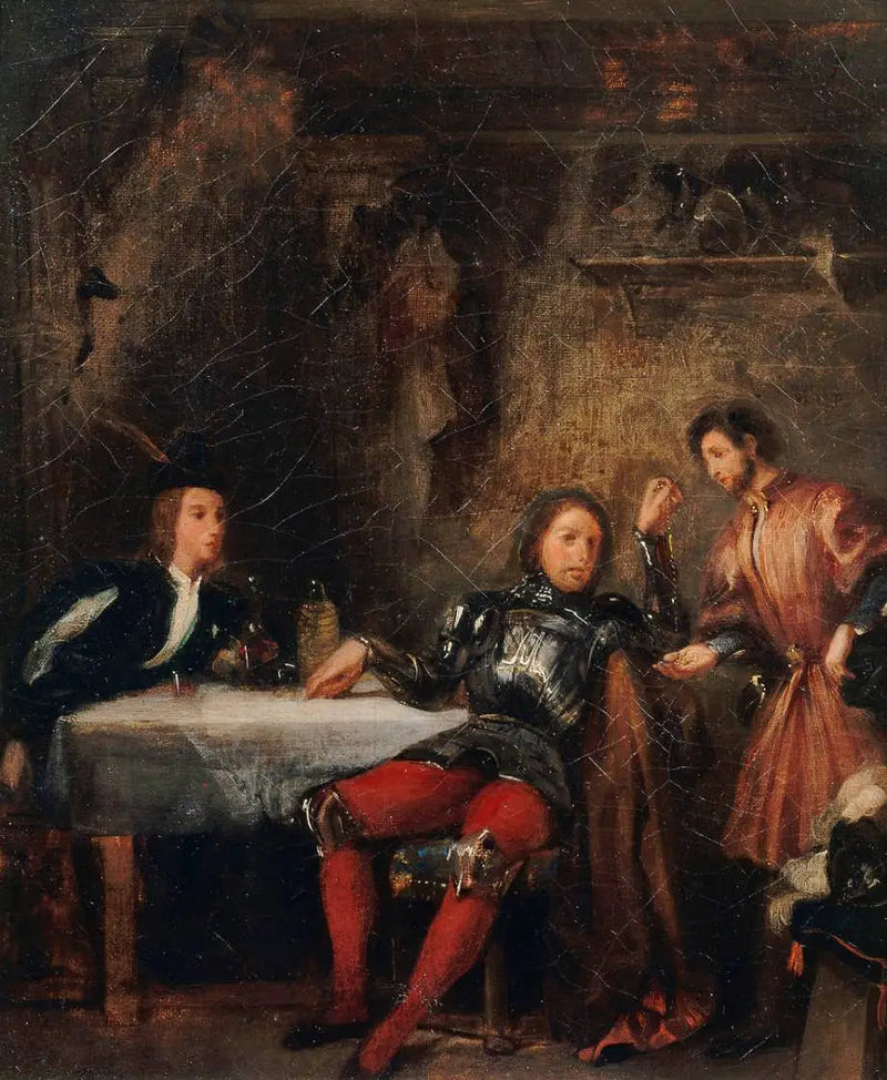 Quentin Durward i bliznowaty - Eugène Delacroix