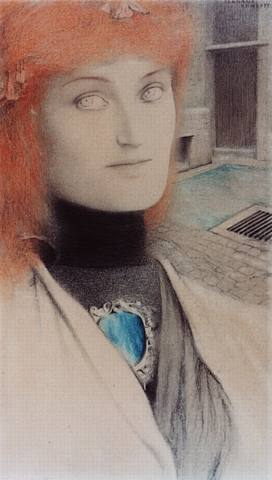 Qui me délivrera ? - Fernand Khnopff - Alpha Reproduction