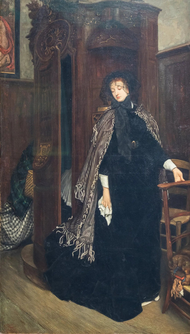 Wychodzenie z konfesjonału (w kościele) - James Tissot