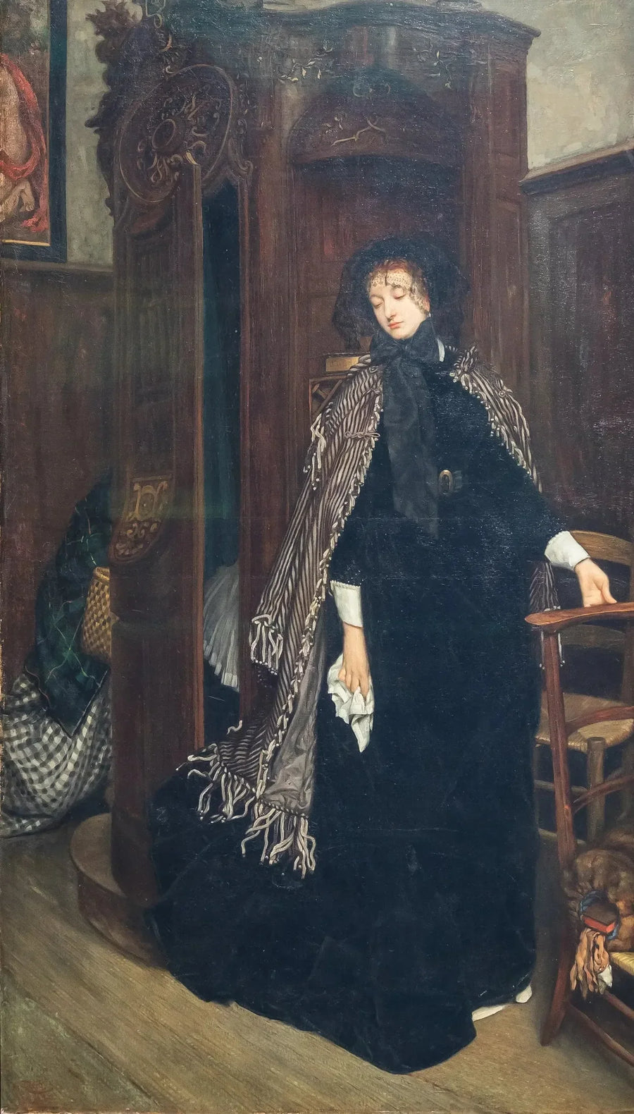 Wychodzenie z konfesjonału (w kościele) - James Tissot