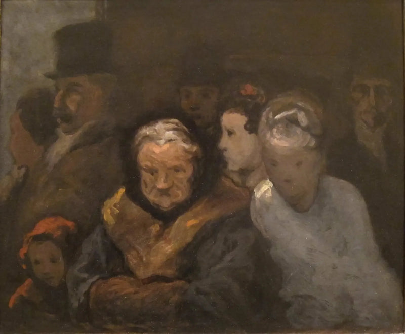 Opuszczenie teatru - Honoré Daumier