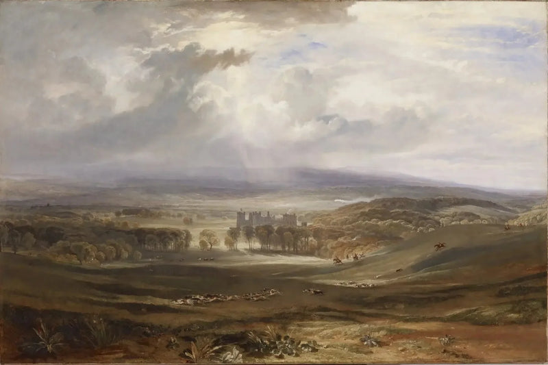 Zamek Raby, siedziba hrabiego Darlington - J. M. W. Turner