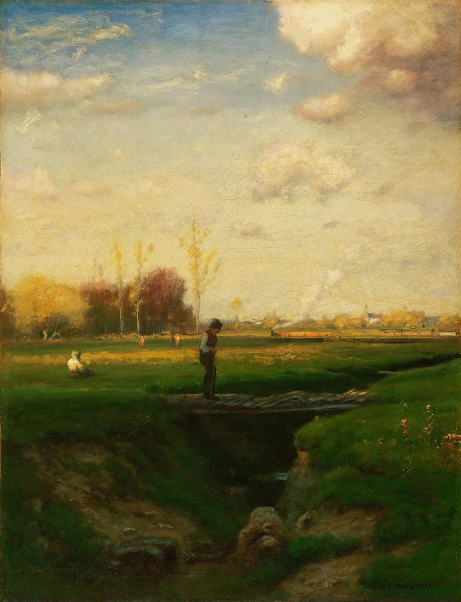Skrót, stacja Watchung, New Jersey - George Inness
