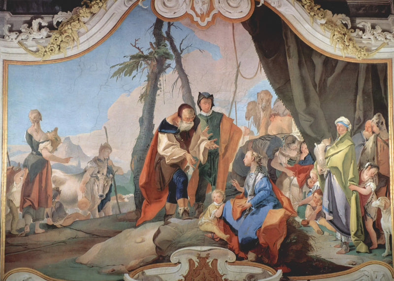 Rachel ukrywająca idole - Giovanni Battista Tiepolo