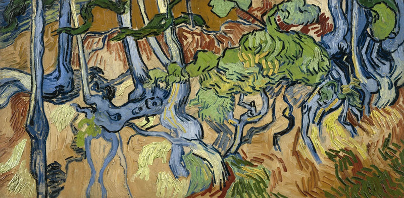Korzenie drzew - Vincent van Gogh