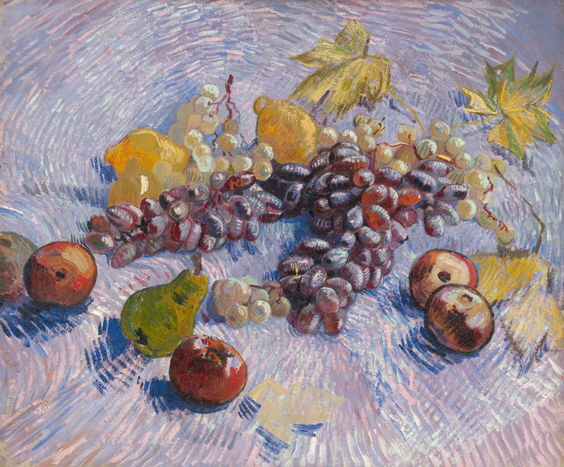 Jabłka, gruszki, cytryna i winogrona - Vincent van Gogh