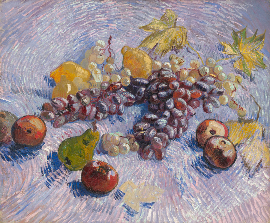 Jabłka, gruszki, cytryna i winogrona - Vincent van Gogh