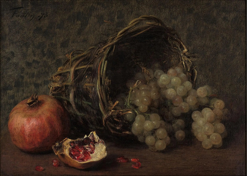 Winogrona i granaty - Henri Fantin-Latour