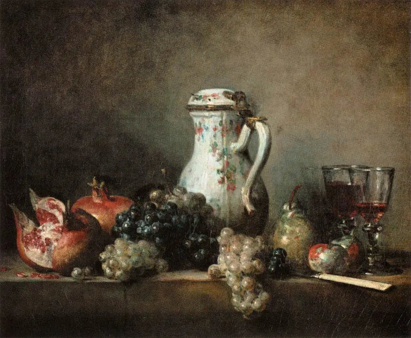Rodzynki i granaty - Jean Simeón Chardin