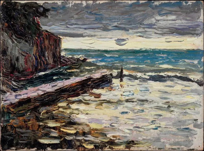 Rapallo, burzowe morze - Wasilij Kandinsky