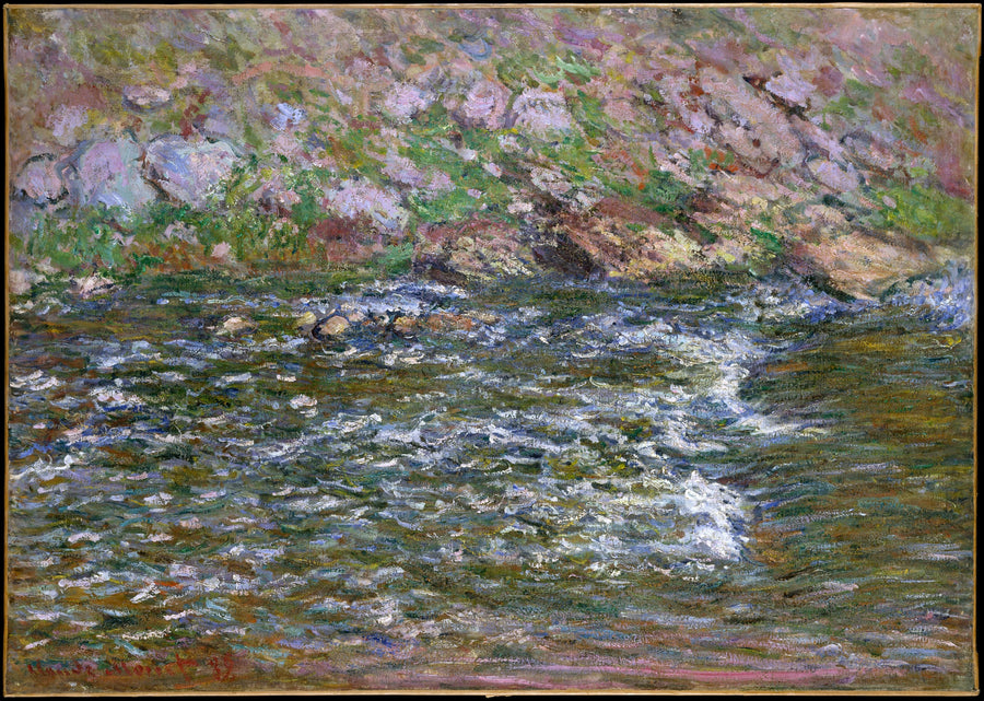 Szybkie na małej dolinie w Fresselines - Claude Monet