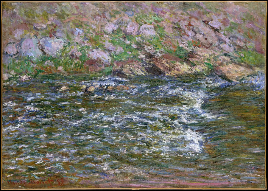 Szybkie na małej dolinie w Fresselines - Claude Monet