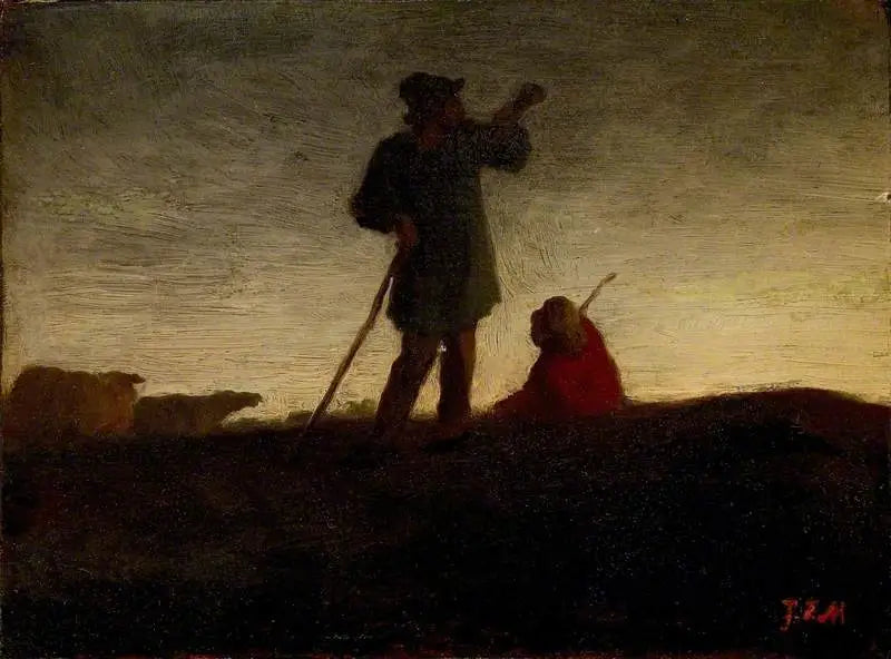 Przypomnienie stada - Jean-François Millet