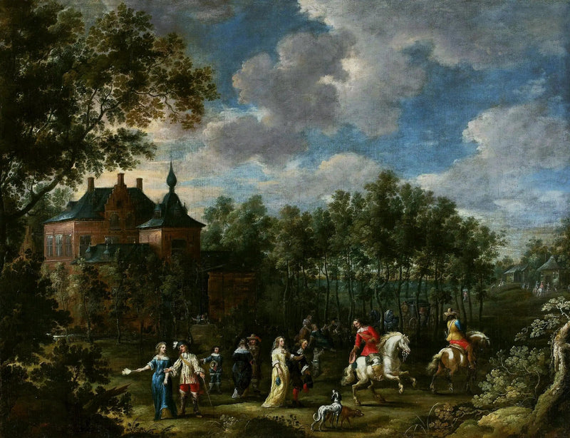 Zgromadzenie w parku - David Teniers Młodszy