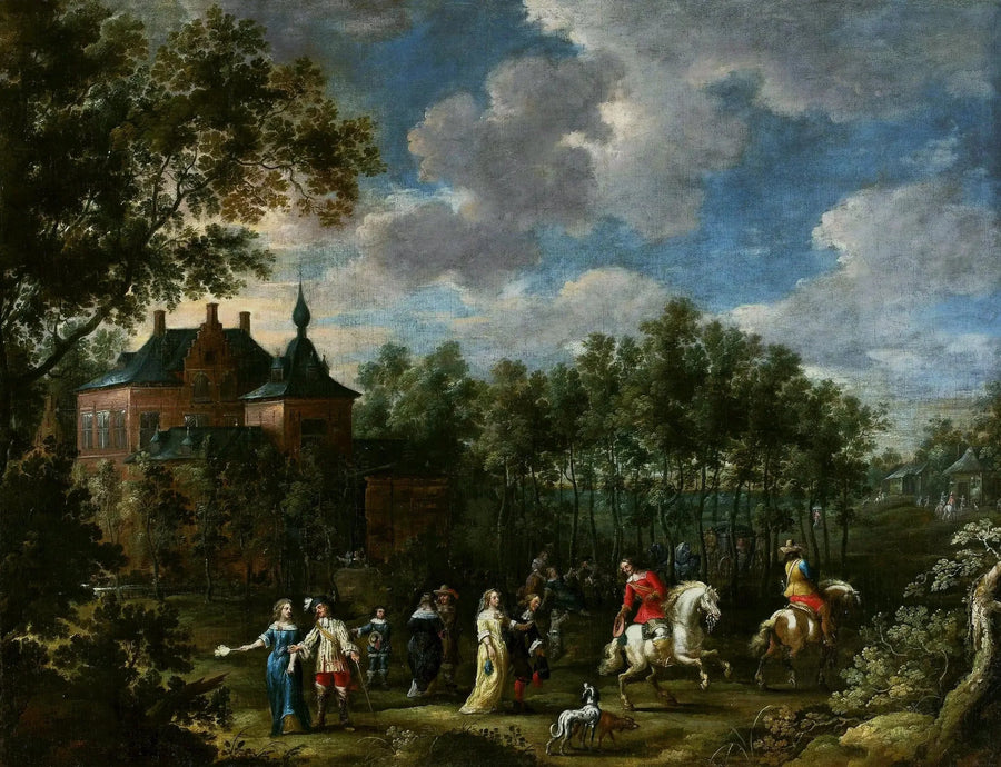 Zgromadzenie w parku - David Teniers Młodszy