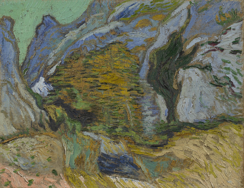 Wąwóz z małym strumieniem - Vincent van Gogh