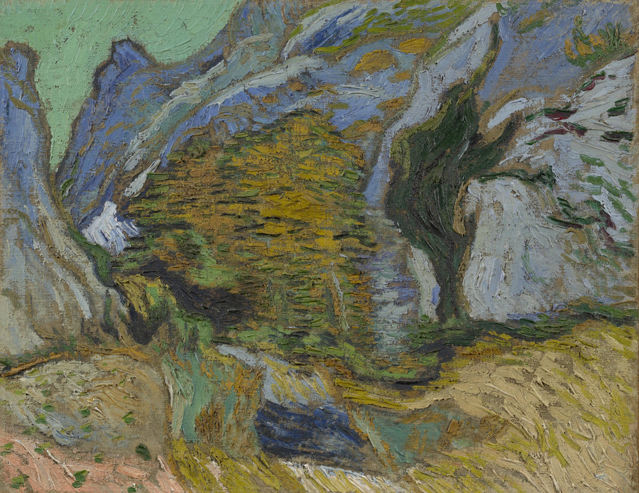 Wąwóz z małym strumieniem - Vincent van Gogh