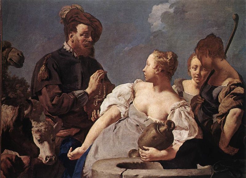 Rebeka przy studni - Giovanni Battista Piazzetta