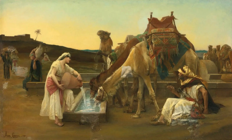Rebeka i Eliezer - Alexandre Cabanel