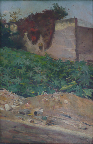 Recanto com mamoneiras - Eliseu Visconti image 1 reproduction de peinture à l’huile