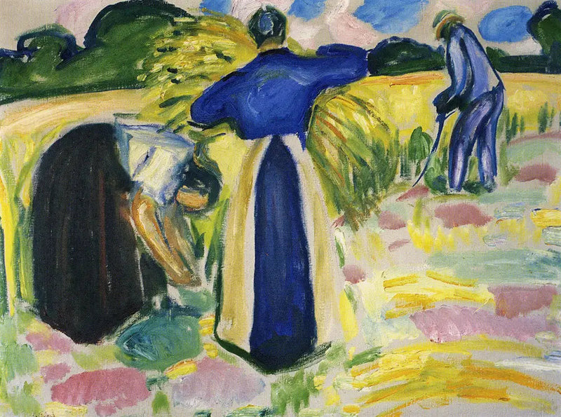 Zbiory kukurydzy - Edvard Munch