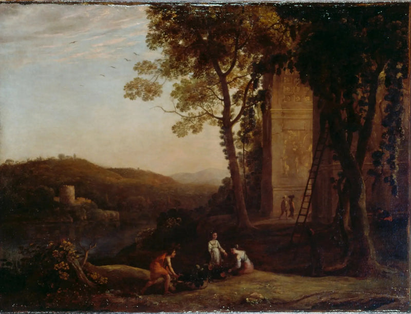 Zbiór winogron - Claude Lorrain