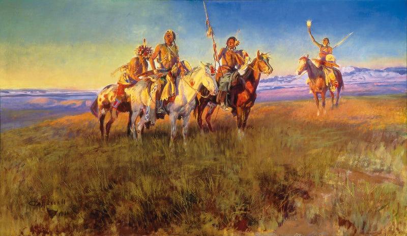 Bezprzewodowy Czerwony Mężczyzna - Charles Marion Russell