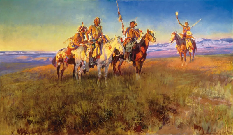 Bezprzewodowy Czerwony Mężczyzna - Charles Marion Russell