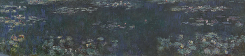 Nenufary: Zielone odbicia - Claude Monet