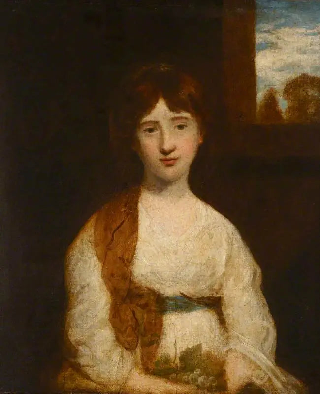 Refleksja: Młoda dziewczyna z kiścią winogron - Joshua Reynolds