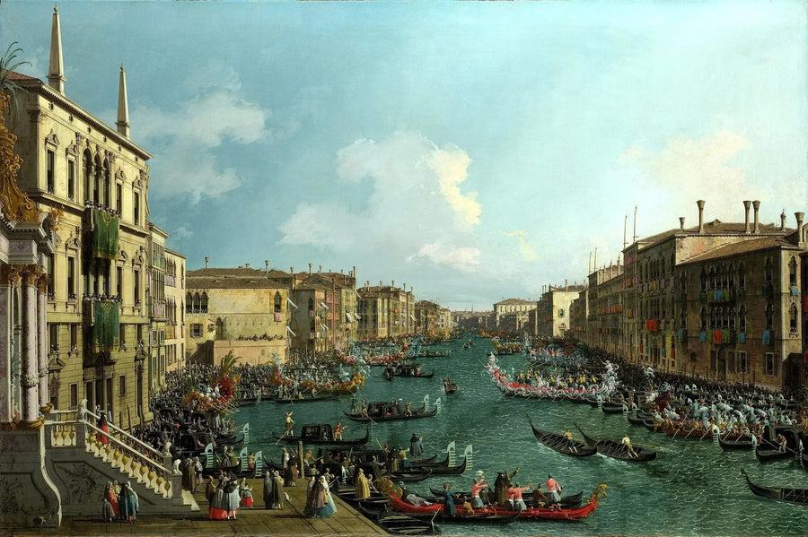 Regata na Wielkim Kanale - Canaletto