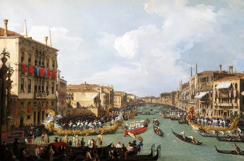 Regata na Wielkim Kanale - Canaletto