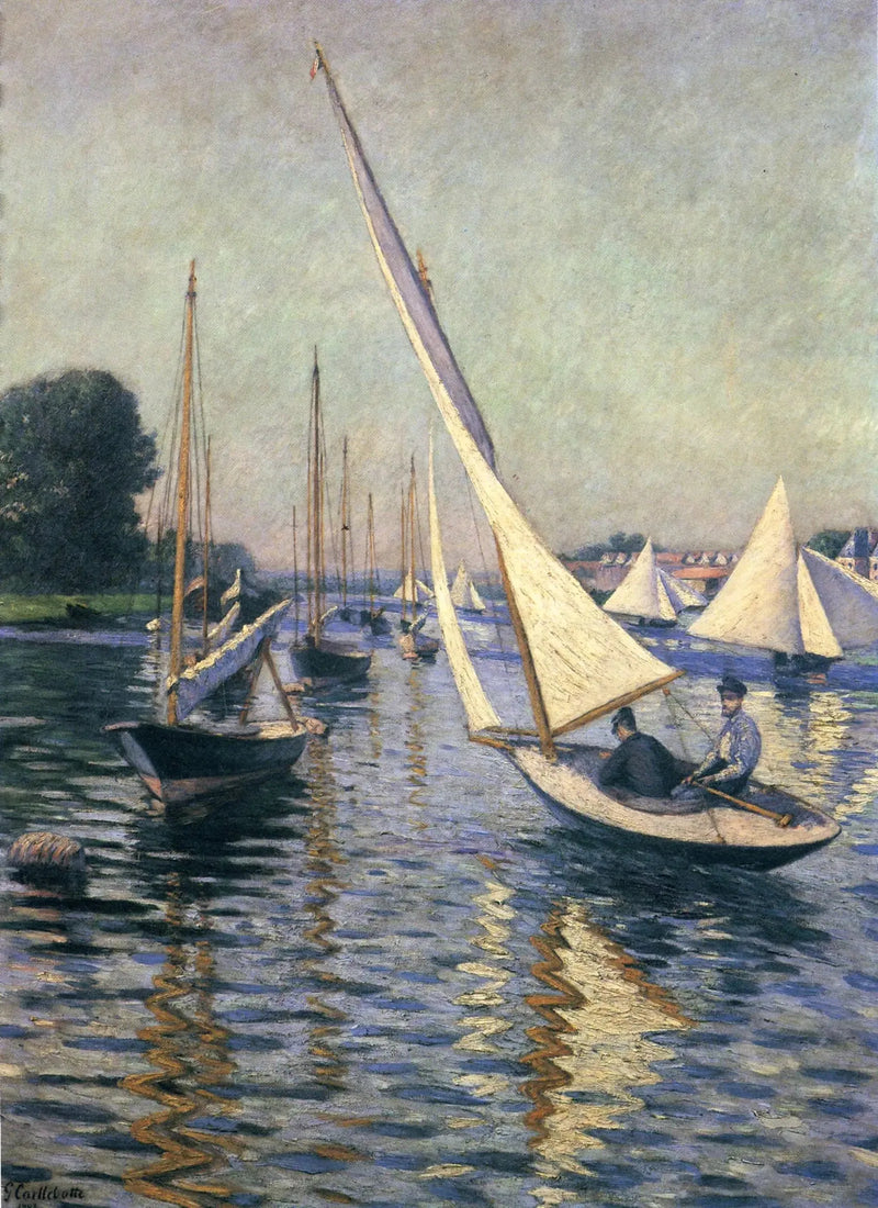Regaty w Argenteuil - Gustave Caillebotte