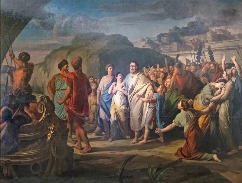 Regulus opuszcza Rzym, aby udać się do Kartaginy - Nicolas-Bernard Lépicié