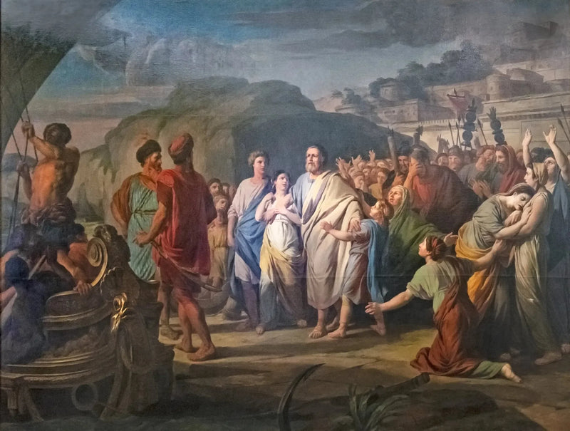 Regulus opuszcza Rzym, aby udać się do Kartaginy - Nicolas-Bernard Lépicié