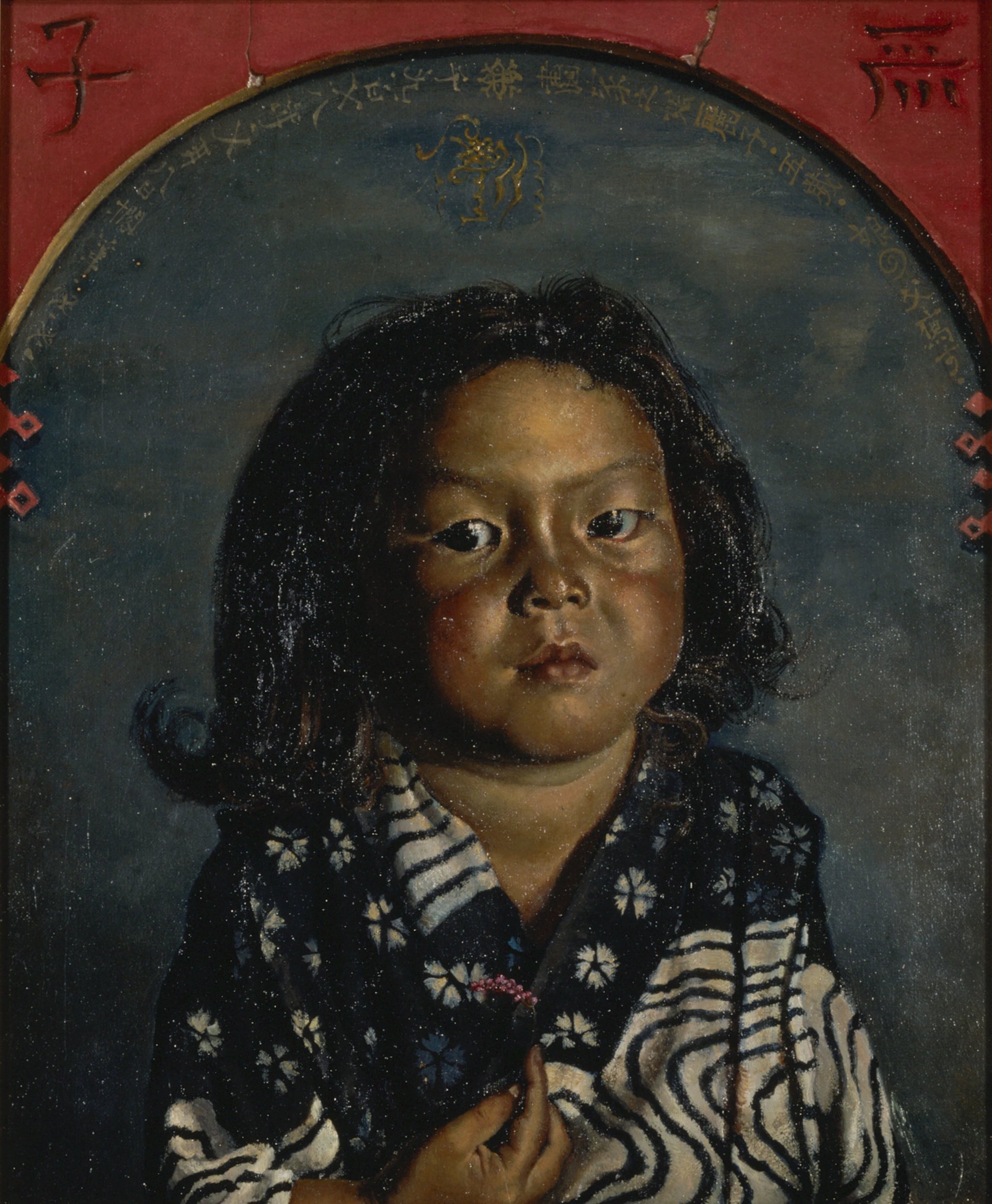 Reiko, cinq ans, Kishida Ryūsei, 1918