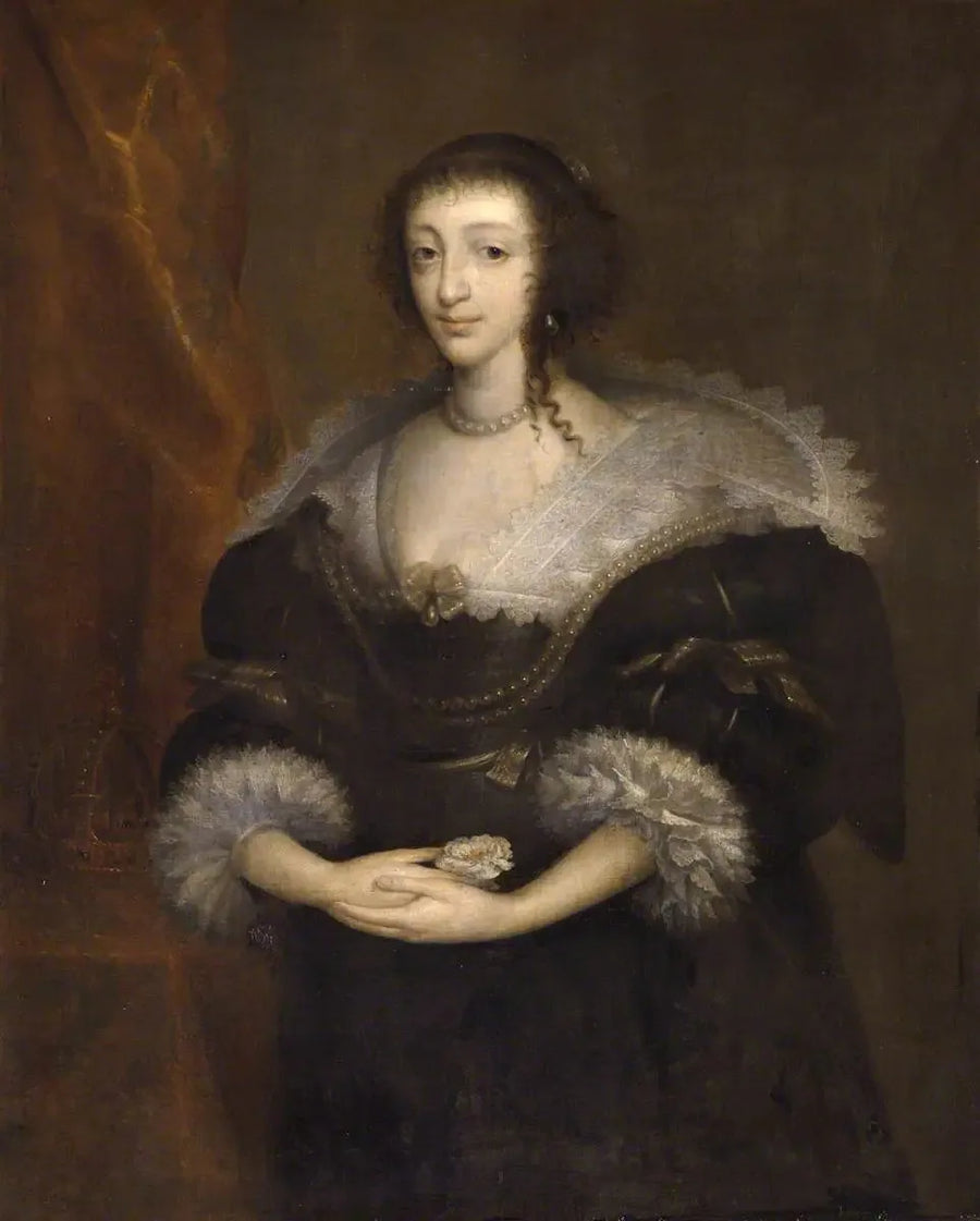 Królowa Henrietta Maria (1609–1669), żona Karola I - Antoine van Dyck