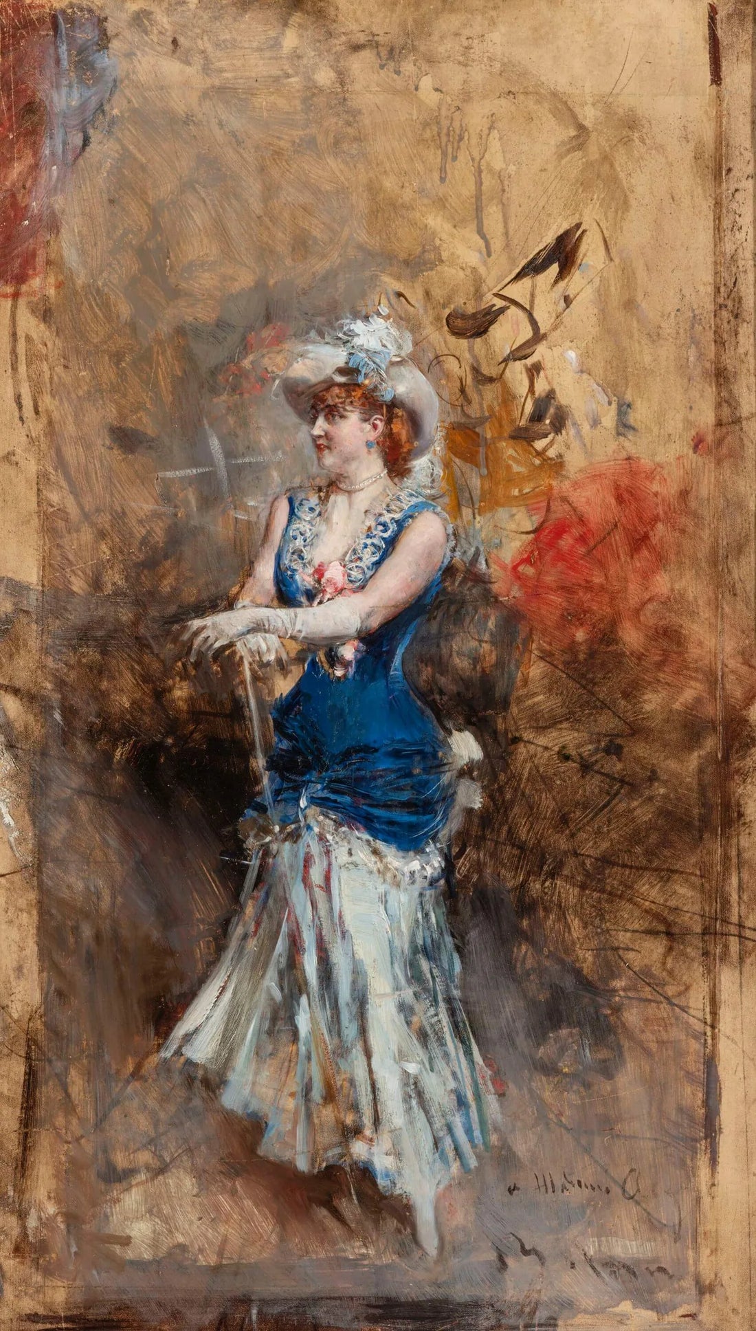 Rejane na scenie - Giovanni Boldini