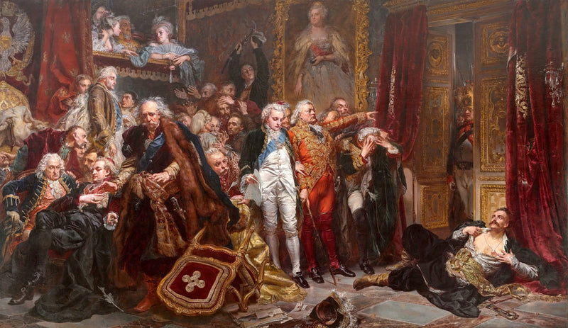 Rejtan - Upadek Polski. - Jan Matejko