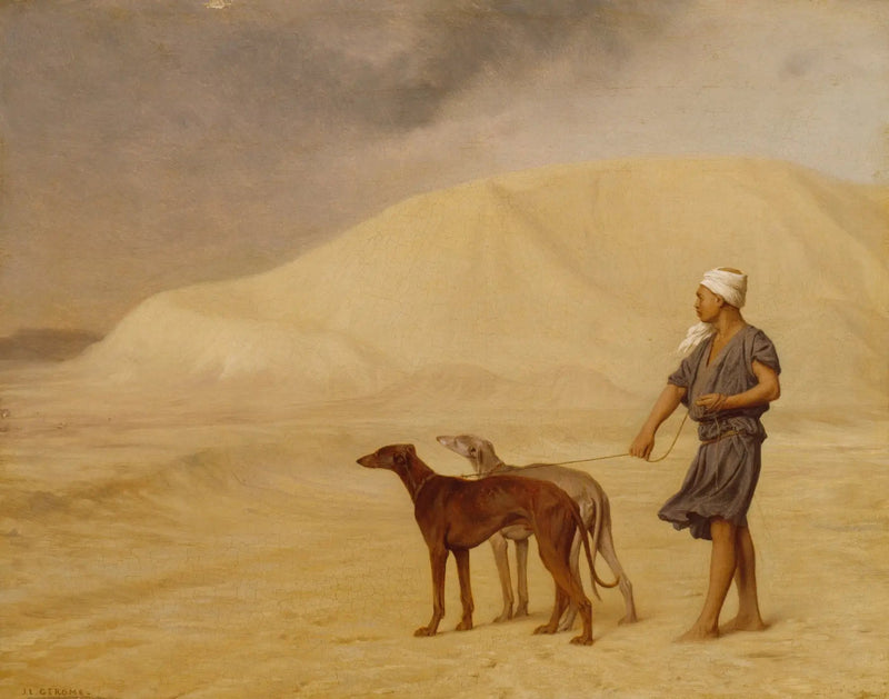 Relaks psów na pustyni - Jean-Léon Gérôme