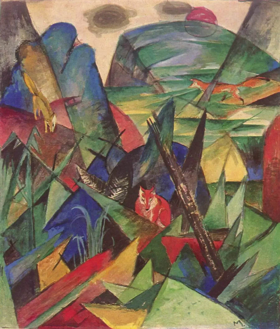 Lisice - Franz Marc