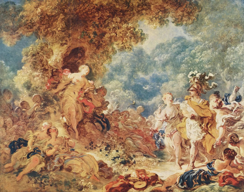 Renaud w ogrodach Armidy - Jean-Honoré Fragonard