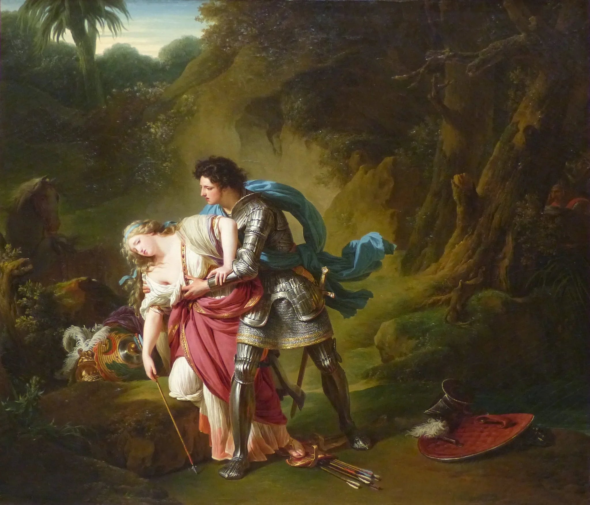 Renaud et Armide - François-André Vincent image 1 reproduction de peinture à l’huile